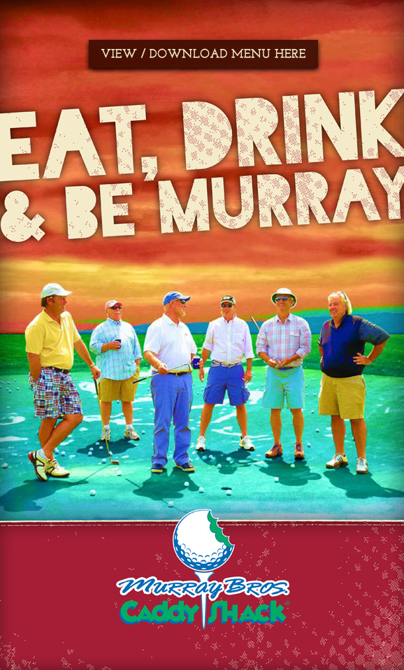 Caddyshack Restraurant - Menu